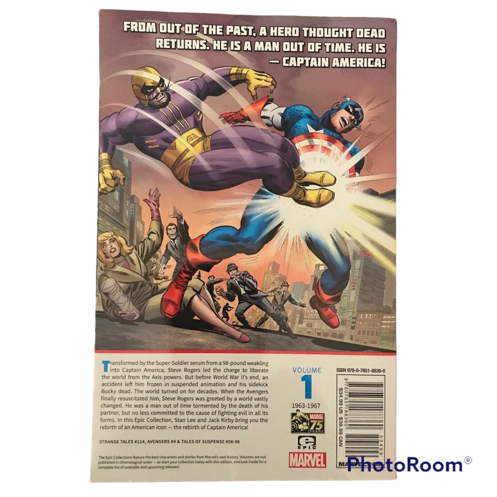 Captain America Lives Again Epic Collection Comic Book - Volume 1 - 1963-1967 - Picture 3 of 8